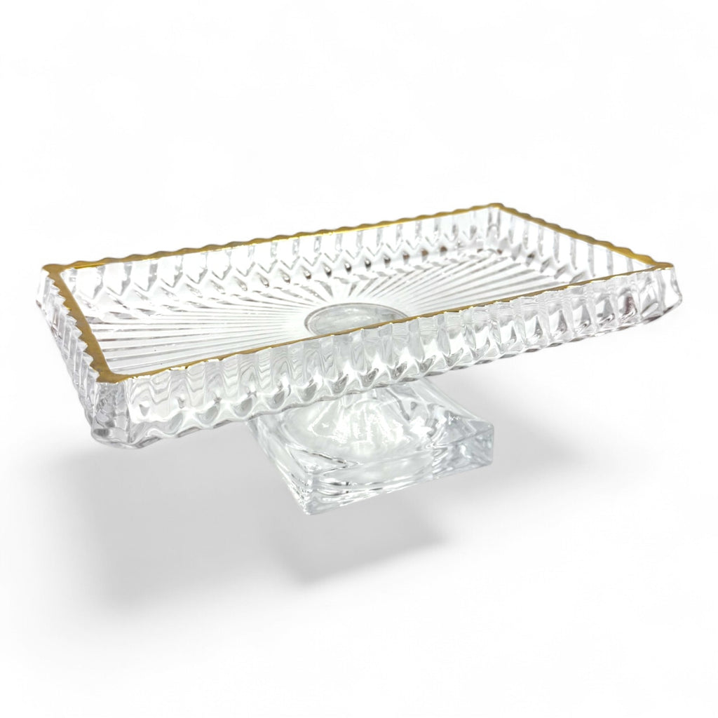 Stiklinė saldaininė su kojele