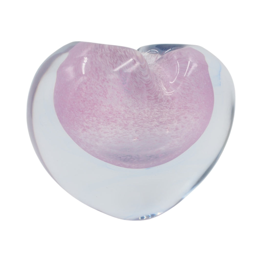 Stiklinė širdelės formos dekoracija/vaza – 15×8.5×11 cm