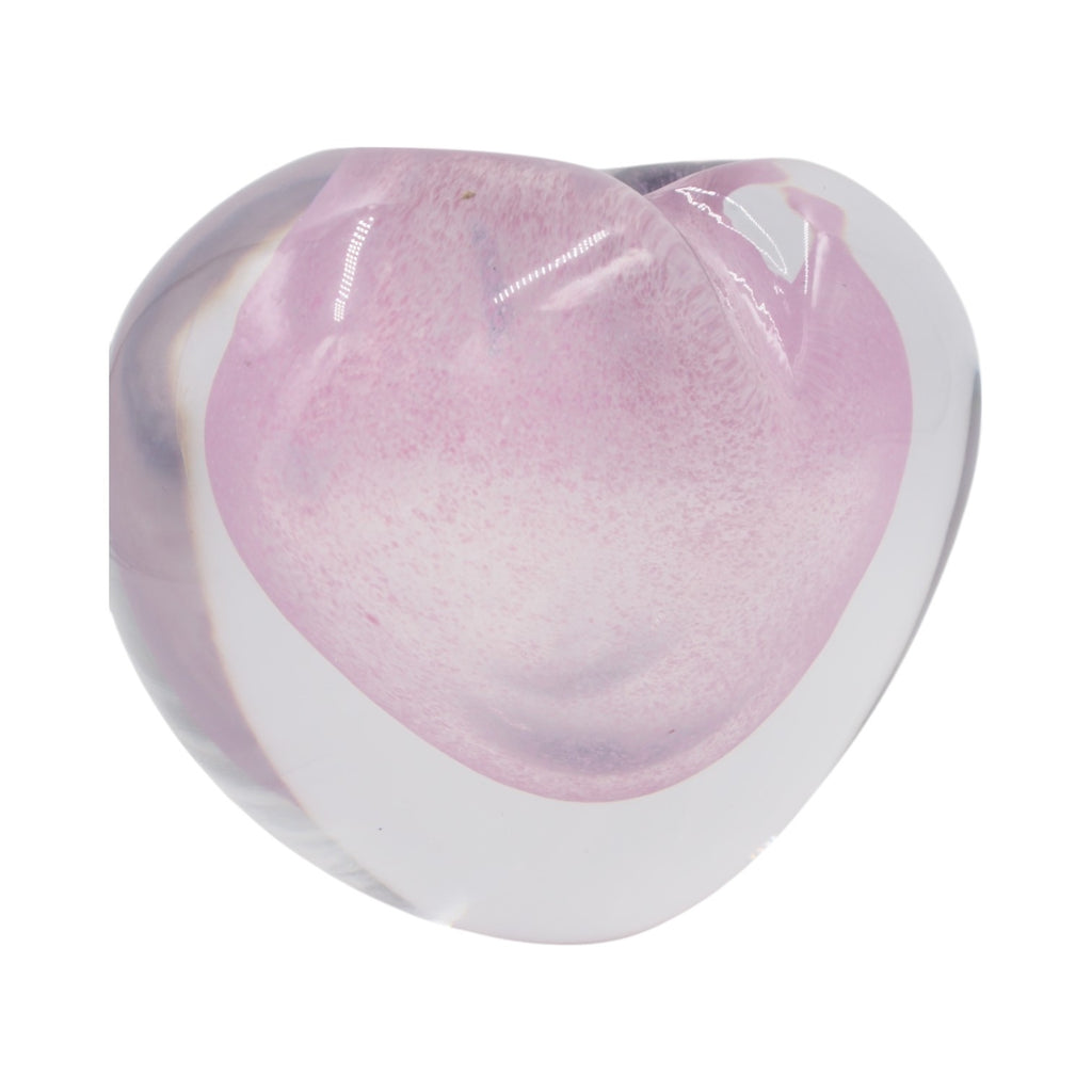 Stiklinė širdelės formos dekoracija/vaza – 18×11×14 cm