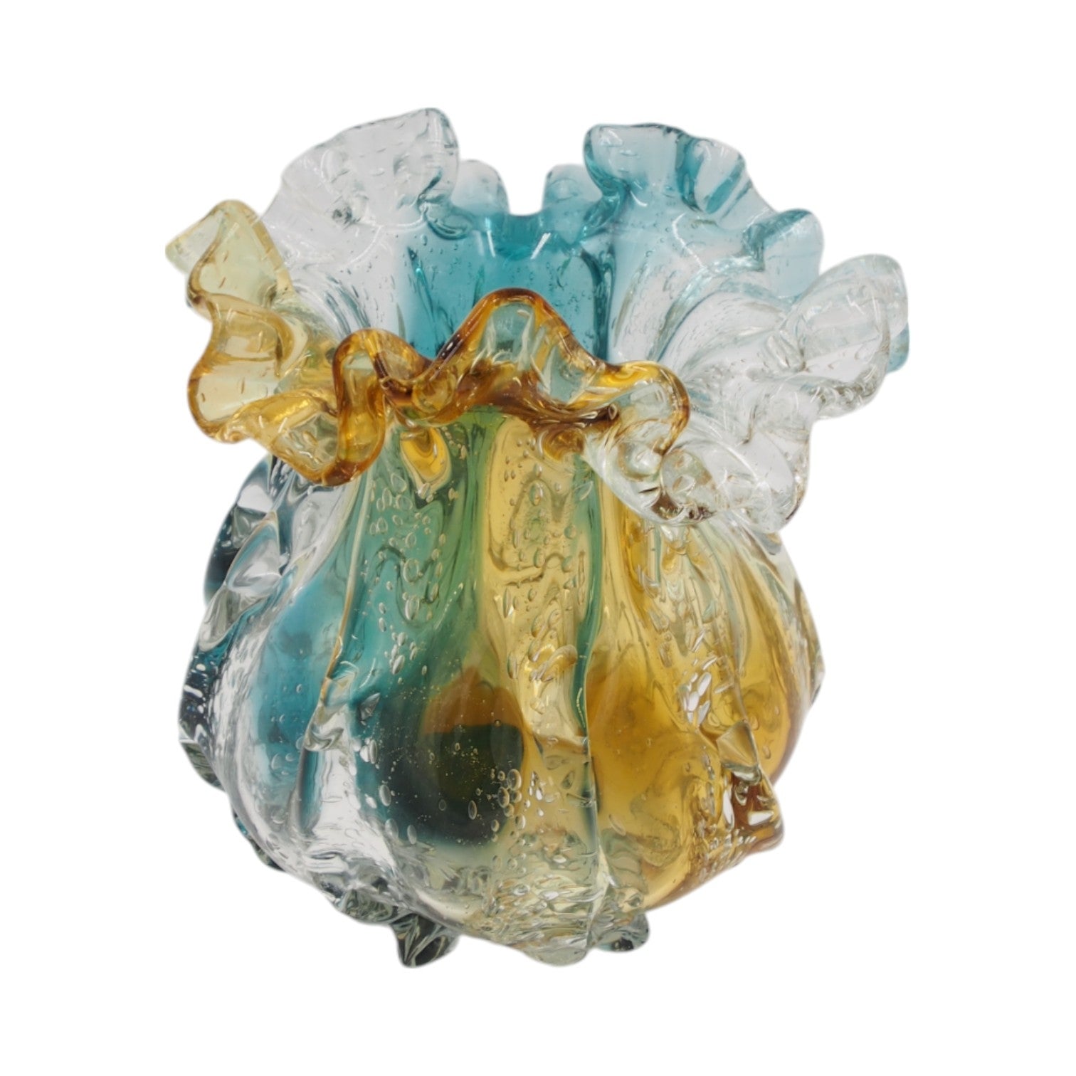 Stiklinė vaza – 10.5×8.5×21 cm