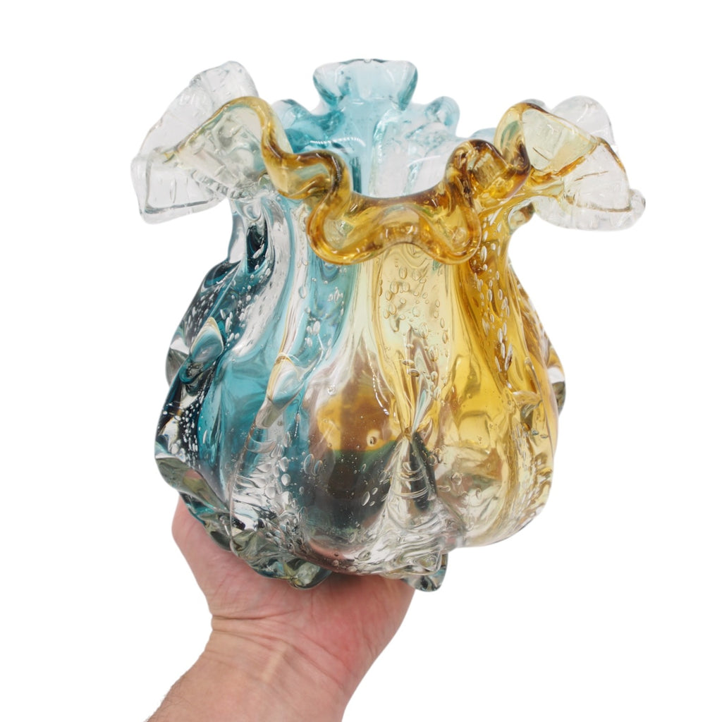 Stiklinė vaza – 10.5×8.5×21 cm