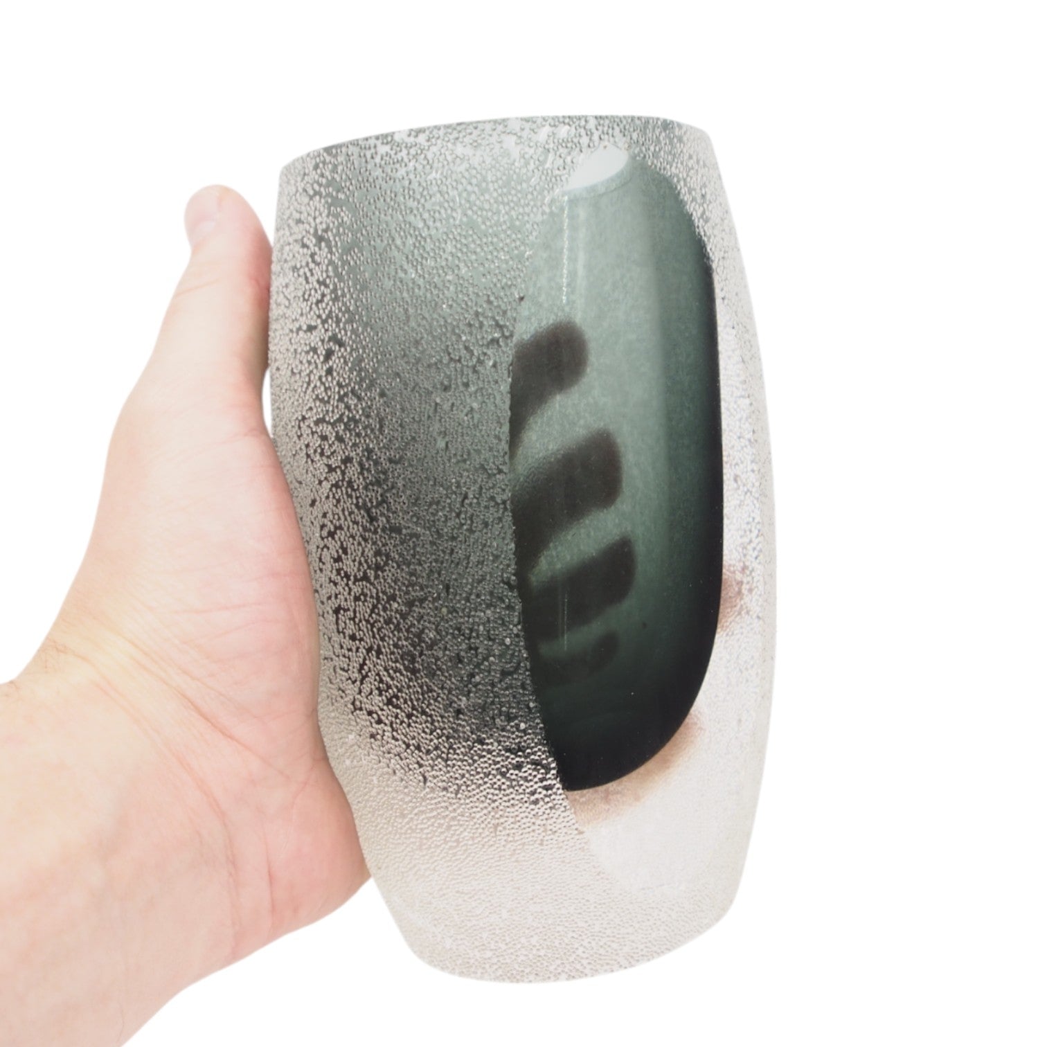 Stiklinė vaza – 11×10×17 cm