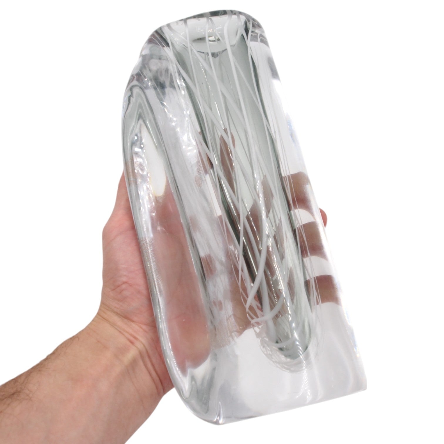 Stiklinė vaza 13x27 cm