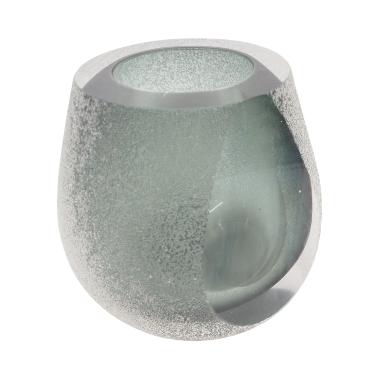 Stiklinė vaza – 18×16.5×17 cm