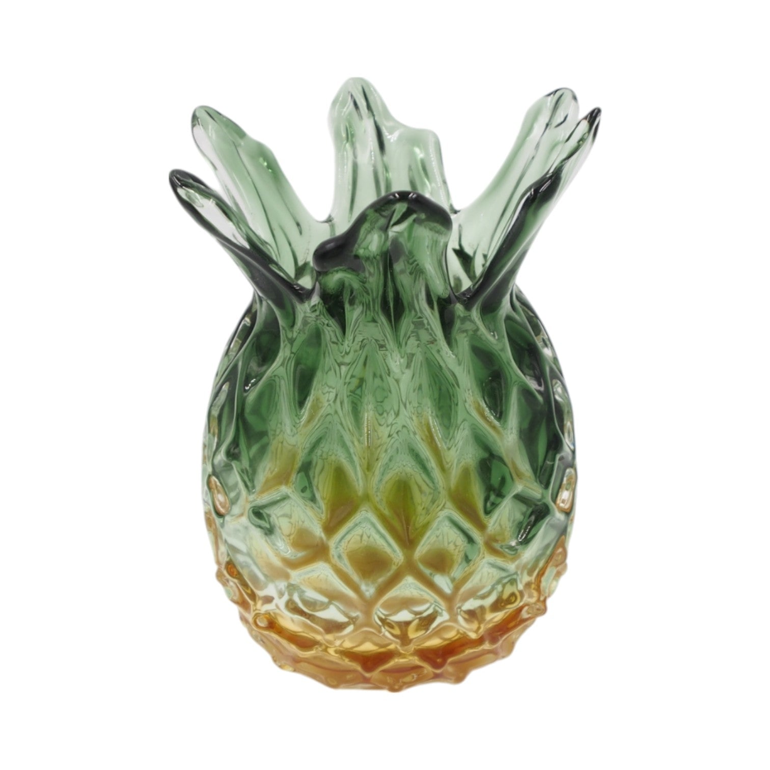 Stiklinė vaza „Ananasas“ 12×12×19 cm