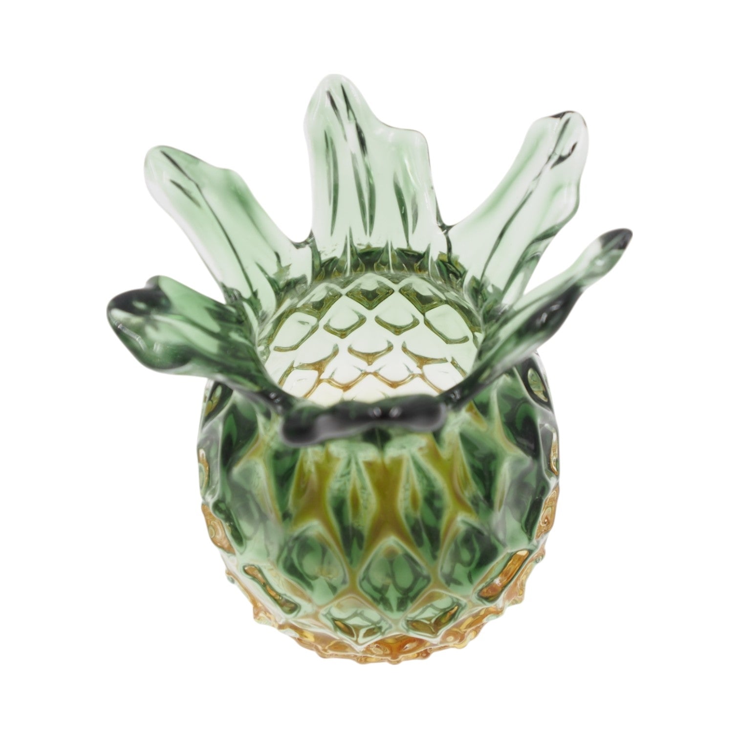 Stiklinė vaza „Ananasas“ 12×12×19 cm