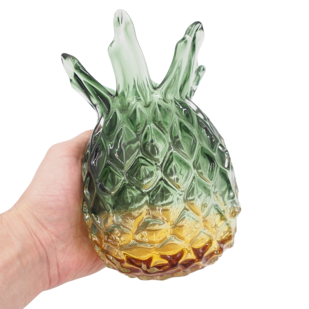 Stiklinė vaza „Ananasas“ 12×12×19 cm