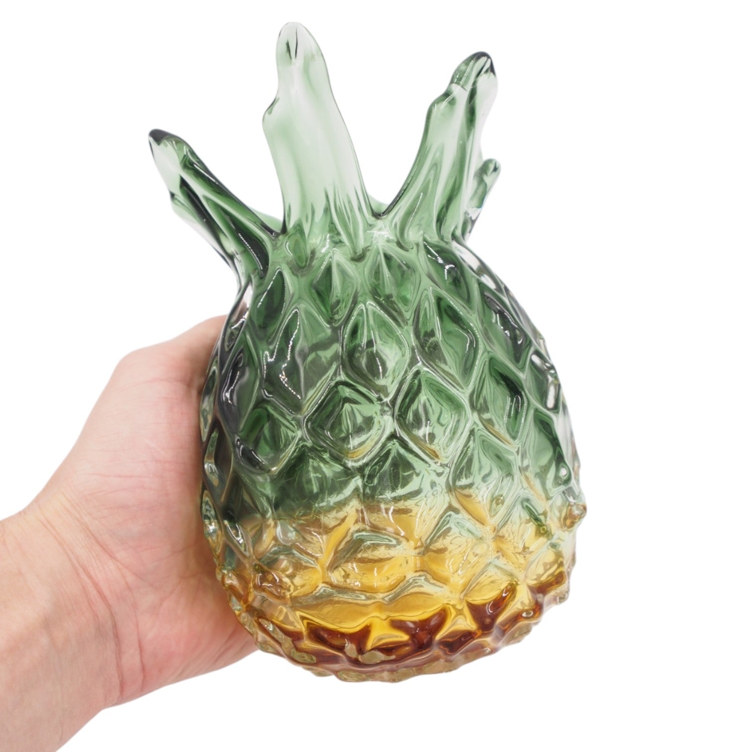 Stiklinė vaza „Ananasas“ 12×12×19 cm