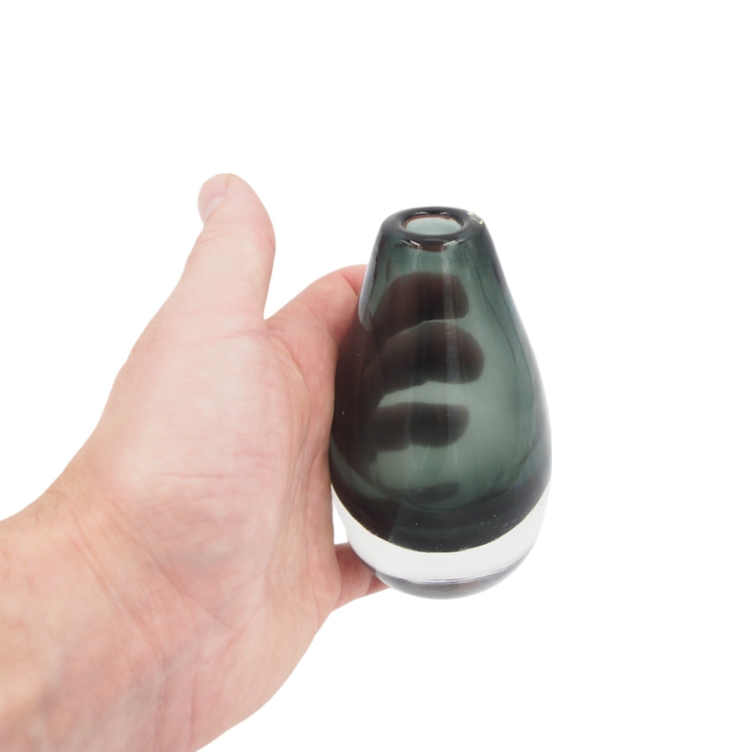 Stiklinė vaza namų kvapams su lazdelėmis JUODA