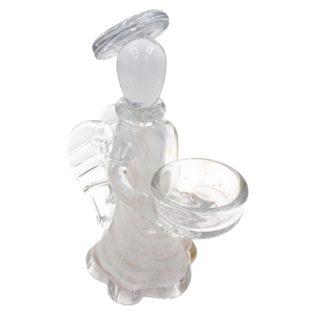 Stiklinė žvakidė „Angelas“ 13×10×21 cm