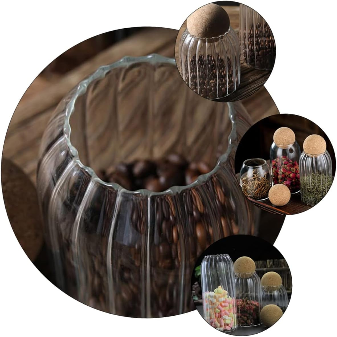 Stiklinis maisto saugojimo indas XL