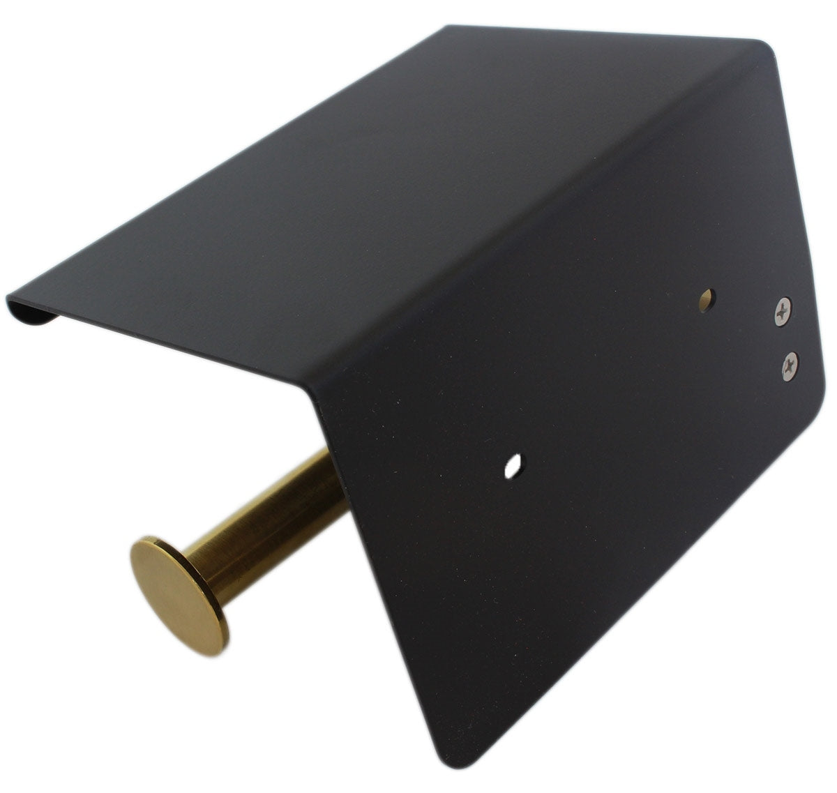 Tualetinio popieriaus laikiklis (juoda ir auksinė)