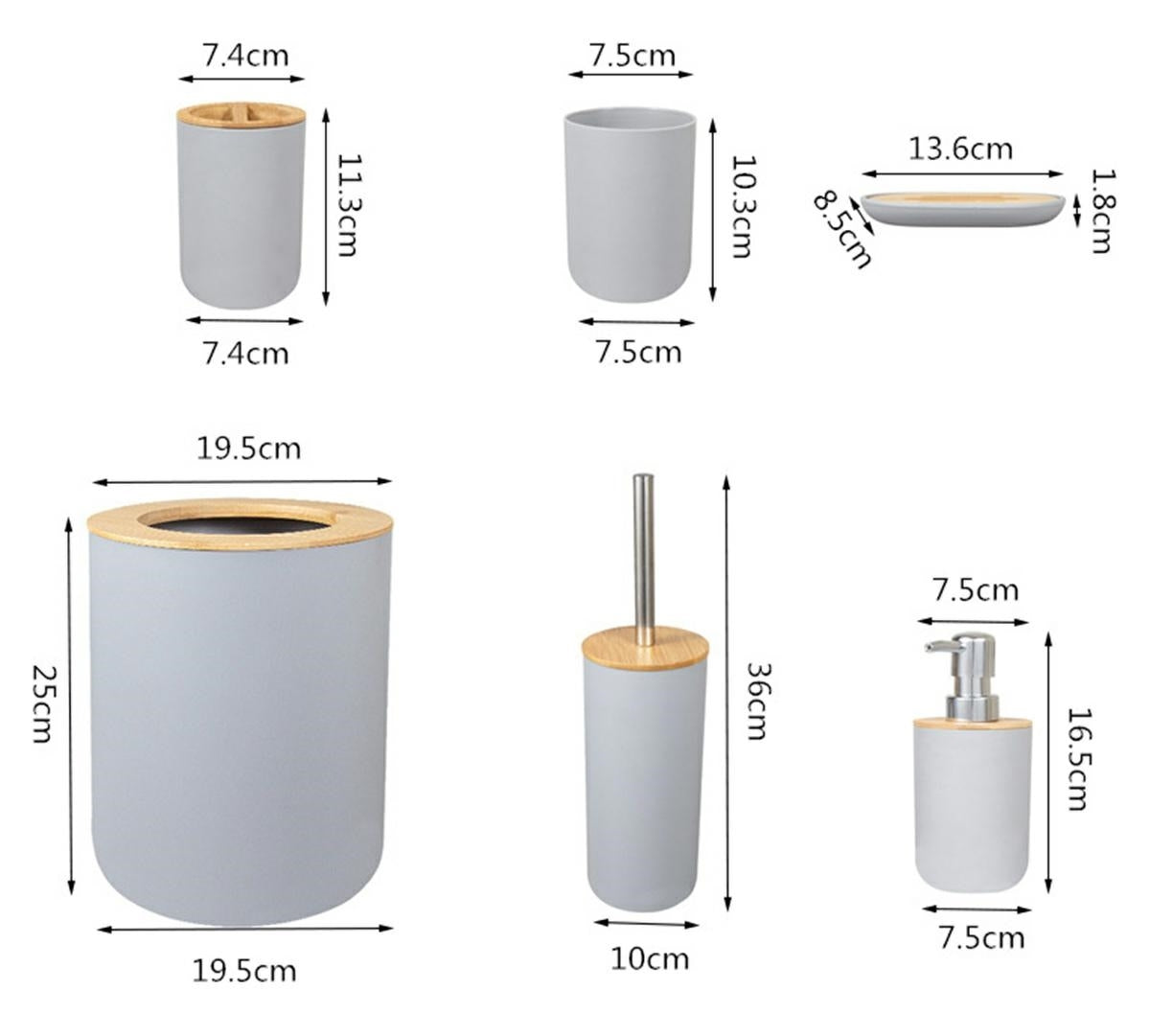 Vonios kambario aksesuarų rinkinys